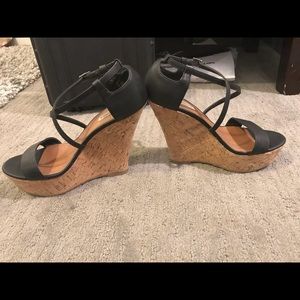 Black Steve Madden wedges